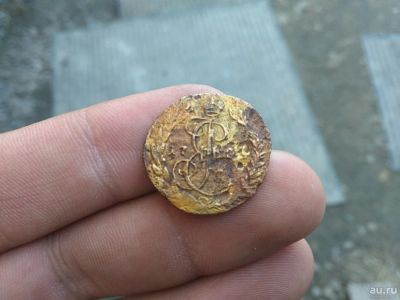 Лот: 13695067. Фото: 1. Деньга 1787 км. Редкая!!!. Россия до 1917 года