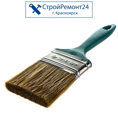 Лот: 25130407. Фото: 1. Флейцевая кисть Зубр Аква КП-14... Ручной инструмент
