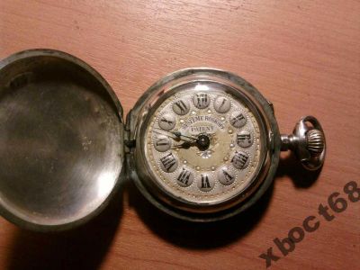 Лот: 5812328. Фото: 1. Серебряные карманные часы "Roskopf... Оригинальные наручные часы