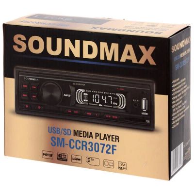 Лот: 14012651. Фото: 1. USB-Автомагнитола Soundmax SM-CCR3072F... Автомагнитолы