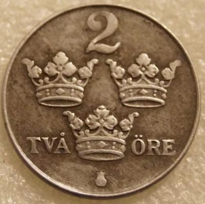 Лот: 7902165. Фото: 1. 2 оре 1949 Швеция Корона. Европа