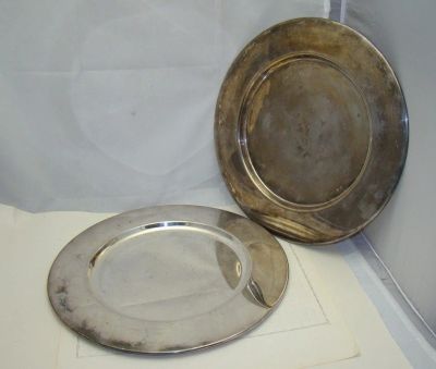 Лот: 17273077. Фото: 1. Блюда - подносы старинные 2 шт... Другое (антиквариат)