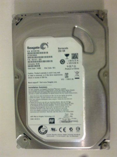 Лот: 24963771. Фото: 1. HDD 250Gb SATA 6Gb/s Seagate Barracuda... Жёсткие диски (HDD)