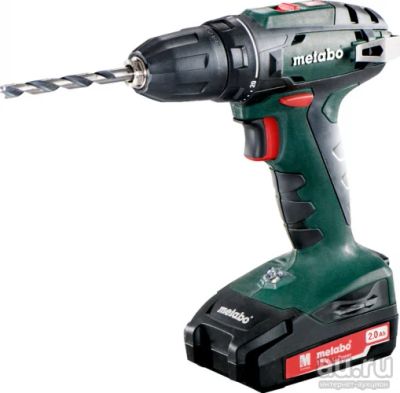 Лот: 13526433. Фото: 1. Дрель акк.Metabo BS 18 LiIon 2x2... Электроинструмент