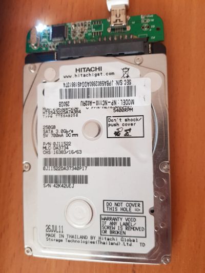 Лот: 15804754. Фото: 1. Жесткий диск, HDD, 2.5, Slim... Жёсткие диски (HDD)