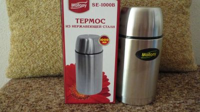 Лот: 2992933. Фото: 1. новый термос 1литр суповой нержавеющая... Туристическая, походная мебель