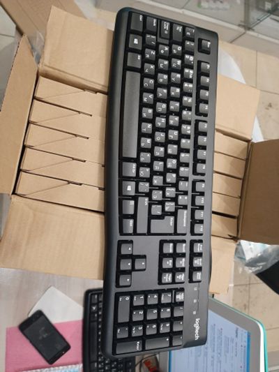 Лот: 15594672. Фото: 1. Клавиатура logitech k120. Клавиатуры для ноутбуков