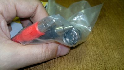 Лот: 12878221. Фото: 1. кабель переходник 2RCA шт - 5DIN... Шнуры, кабели, разъёмы
