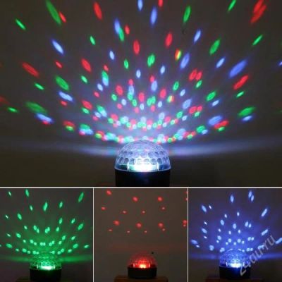 Лот: 2155849. Фото: 1. Диско шар, led rgb кристалл magic... Световое оборудование