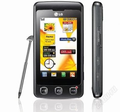 Лот: 1569720. Фото: 1. LG KP500 Black. Кнопочные мобильные телефоны