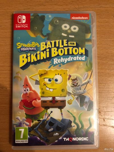 Лот: 17519049. Фото: 1. SpongeBob Battle for Bikini Bottom... Игры для консолей