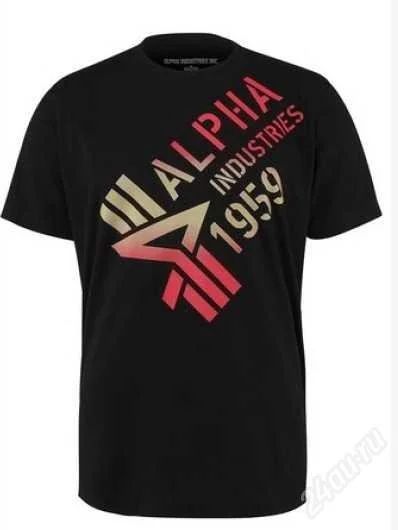 Лот: 2847350. Фото: 1. Мужская футболка ALPHA INDUSTRIES... Футболки, поло
