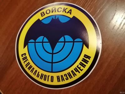 Лот: 16842674. Фото: 1. Наклейка на авто Войска Специального... Наклейки автомобильные