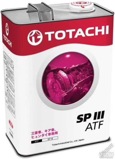 Лот: 13655597. Фото: 1. Totachi ATF SP III, 4 литра. Масла, жидкости