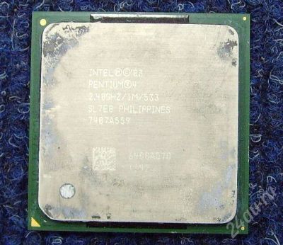 Лот: 242020. Фото: 1. Intel Pentium 4 2.4Ghz/1M/533... Процессоры