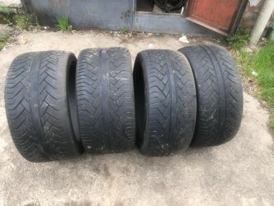 Лот: 22352522. Фото: 1. Шины разноширокие advan 275/40... Шины