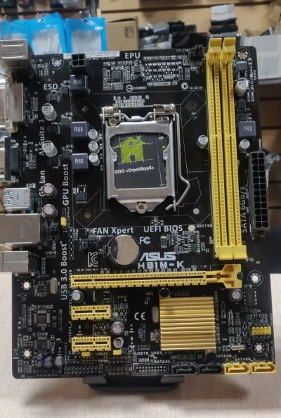 Лот: 21133208. Фото: 1. Мат. плата ASUS H81M-K/LGA1150... Материнские платы