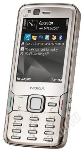 Лот: 206588. Фото: 1. срочно. nokia n82 серебро . не... Кнопочные мобильные телефоны