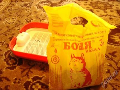 Лот: 386797. Фото: 1. лоток + подсыпка. Миски, лотки, наполнители