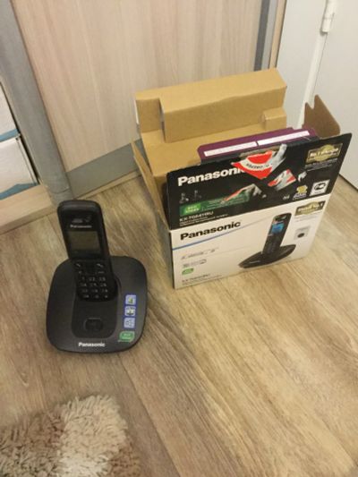 Лот: 12392804. Фото: 1. Телефон домашний Panasonic. DECT и радиотелефоны