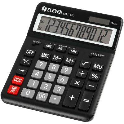 Лот: 25010854. Фото: 1. Калькулятор ELEVEN CDC-120-BK... Калькуляторы