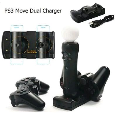 Лот: 12843676. Фото: 1. Playstation 3 ps3 зарядная станция... Аксессуары для игровых приставок, консолей, геймпады