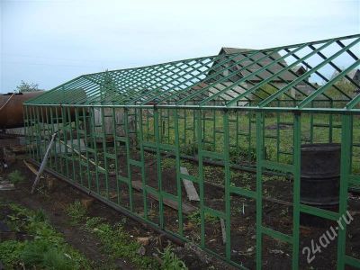 Лот: 271460. Фото: 1. Каркас теплицы б\у 3*9. Другое (парники, теплицы)