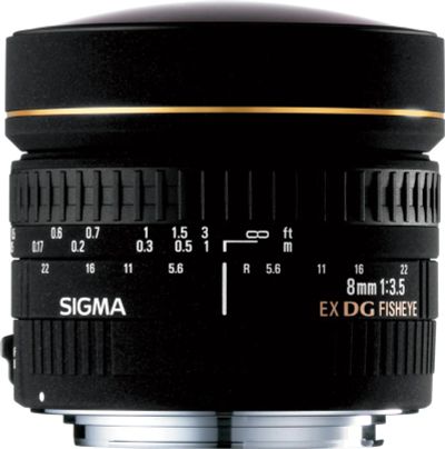 Лот: 5289874. Фото: 1. Sigma AF 8mm f/3.5 EX DG Fisheye... Объективы