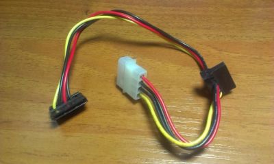 Лот: 3741313. Фото: 1. Провод питания Molex 4pin(M) папа... Шлейфы, кабели, переходники
