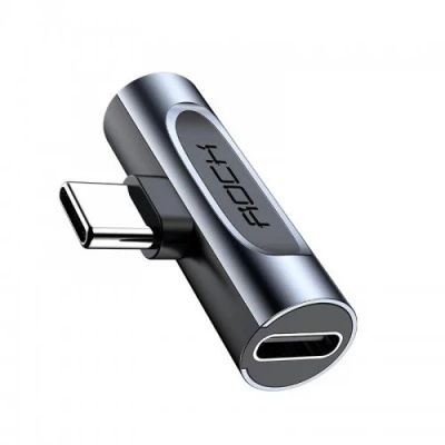 Лот: 15297709. Фото: 1. Переходник Rock Type-C Mini Jack... Дата-кабели, переходники
