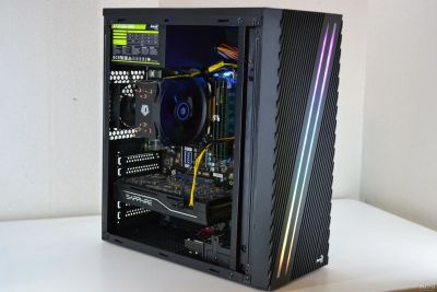 Лот: 16968000. Фото: 1. Игровой компьютер 4 ядра/RX 470... Компьютеры в сборе