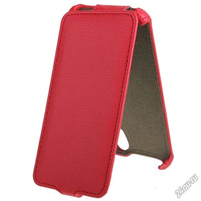 Лот: 6726006. Фото: 1. Чехол-книжка Explay Air Красный. Чехлы, бамперы