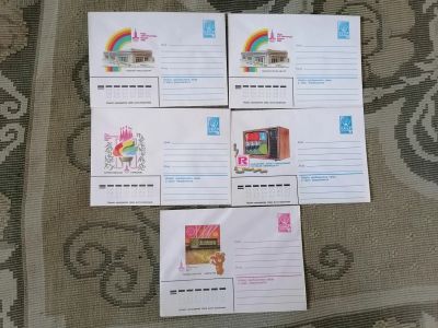 Лот: 25647639. Фото: 1. Конверты СССР 1980 г. Чистые... Открытки, конверты