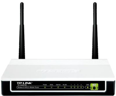 Лот: 4763508. Фото: 1. Роутер со встроенным модемом ADSL2... Проводные модемы