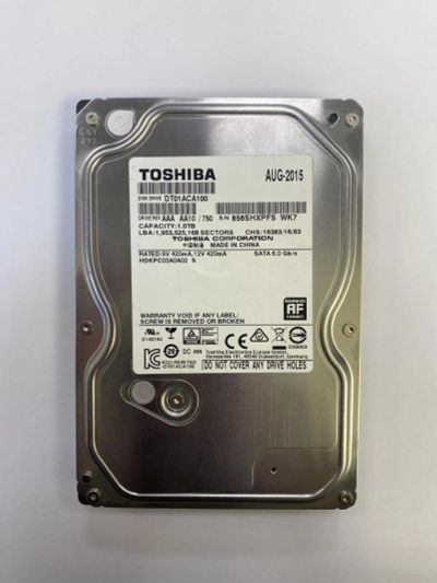 Лот: 17357978. Фото: 1. 3.5" 1Tb Toshiba 856SHXPFSWK7. Жёсткие диски (HDD)