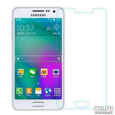 Лот: 7930074. Фото: 1. Защитное стекло на Samsung А3-000... Дисплеи, дисплейные модули, тачскрины