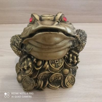 Лот: 19986283. Фото: 1. Статуэтка "жаба денежная". Фигурки, статуэтки
