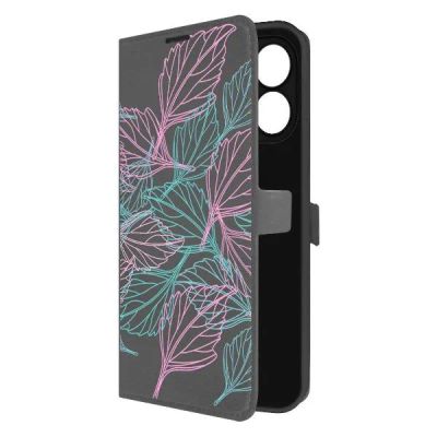 Лот: 25382445. Фото: 1. Чехол Krutoff Eco Book "Листья... Чехлы, бамперы