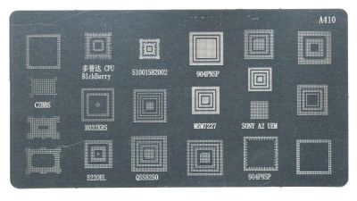 Лот: 9058952. Фото: 1. Трафарет BGA A410 HTC/BlackBerry... Оборудование для ремонта