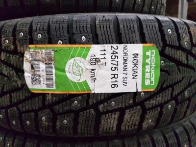 Лот: 19456689. Фото: 1. шины 245/75 R16 Nokian Nordman... Шины