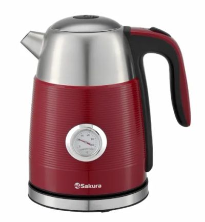 Лот: 21723504. Фото: 1. Чайник 1,7л. Sakura SA-2178R Premium. Чайники, кофемашины, кулеры