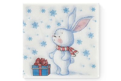 Лот: 24491609. Фото: 1. Салфетки однослойные HOFF Bunny... Другое (хозтовары)