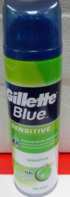 Лот: 8977827. Фото: 1. Gillette Blue Sensitive гель для... Уход за лицом 