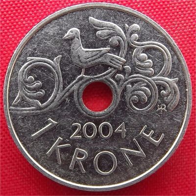 Лот: 1588521. Фото: 1. (№679/LF) 1 крона 2004 (Норвегия... Европа