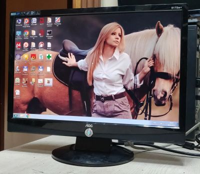 Лот: 20941405. Фото: 1. Монитор 19" AOC 917SW+/1440x900... ЖК-мониторы
