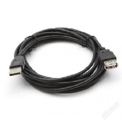 Лот: 2779224. Фото: 1. USB 2.0 удлинитель 3 метраКабель... Шлейфы, кабели, переходники