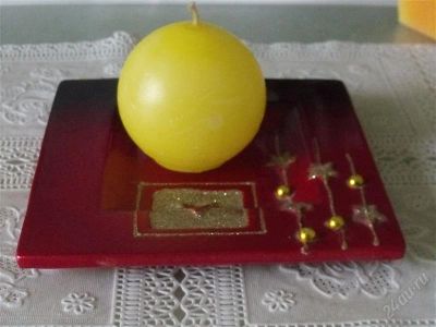 Лот: 2870609. Фото: 1. подсвечник+ свеча в подарок. Аксессуары