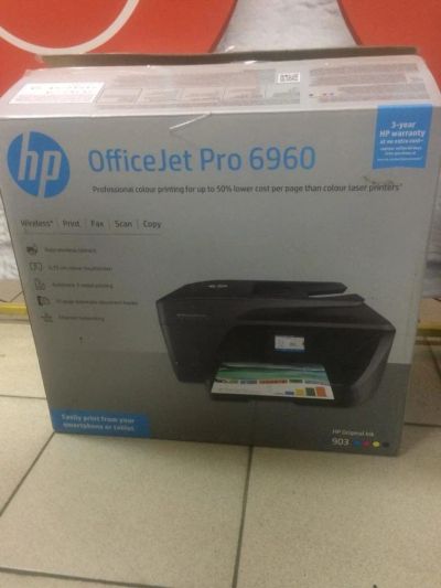 Лот: 11533157. Фото: 1. МФУ HP OfficeJet Pro 6960. МФУ и копировальные аппараты