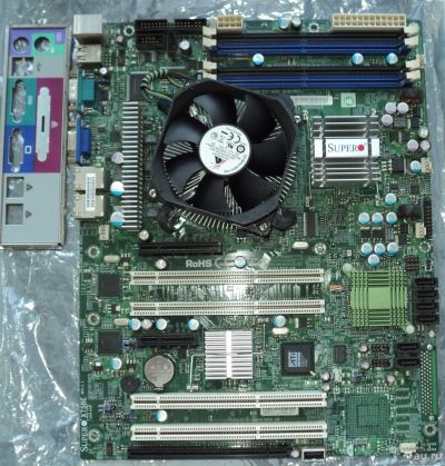 Лот: 15222296. Фото: 1. Supermicro X7SB4/E + XEON 3060... Комплекты запчастей