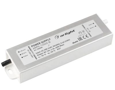 Лот: 25522050. Фото: 1. Блок питания ARPV-12040-B (12V... Батарейки, аккумуляторы, элементы питания